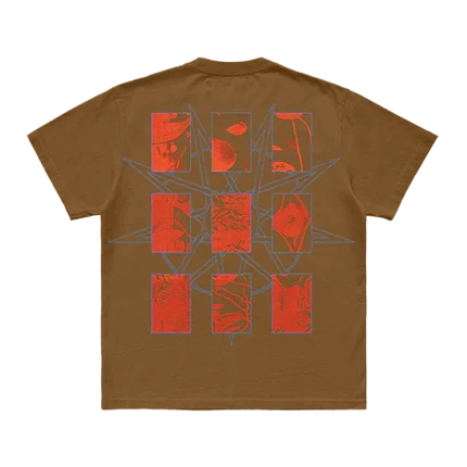 Embrace Slipknot's edgy style with the 'Goat and Face' t-shirt. This black tee features a striking graphic of a goat and face design on the front, paired with the iconic 25th anniversary tribal S logo on the back. Ideal for fans who want to stand out and celebrate Slipknot’s legacy. Order yours today!