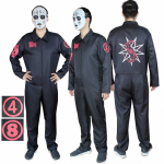 Slipknot-Inspired Men's Halloween Cosplay Jumpsuit – Perfect for Halloween Parties!