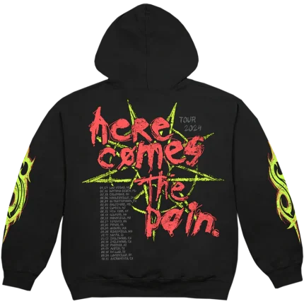 Here Comes The Pain 25th Anniversary Hoodie Back