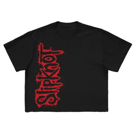 Logo + 9 Point Star Crop Top