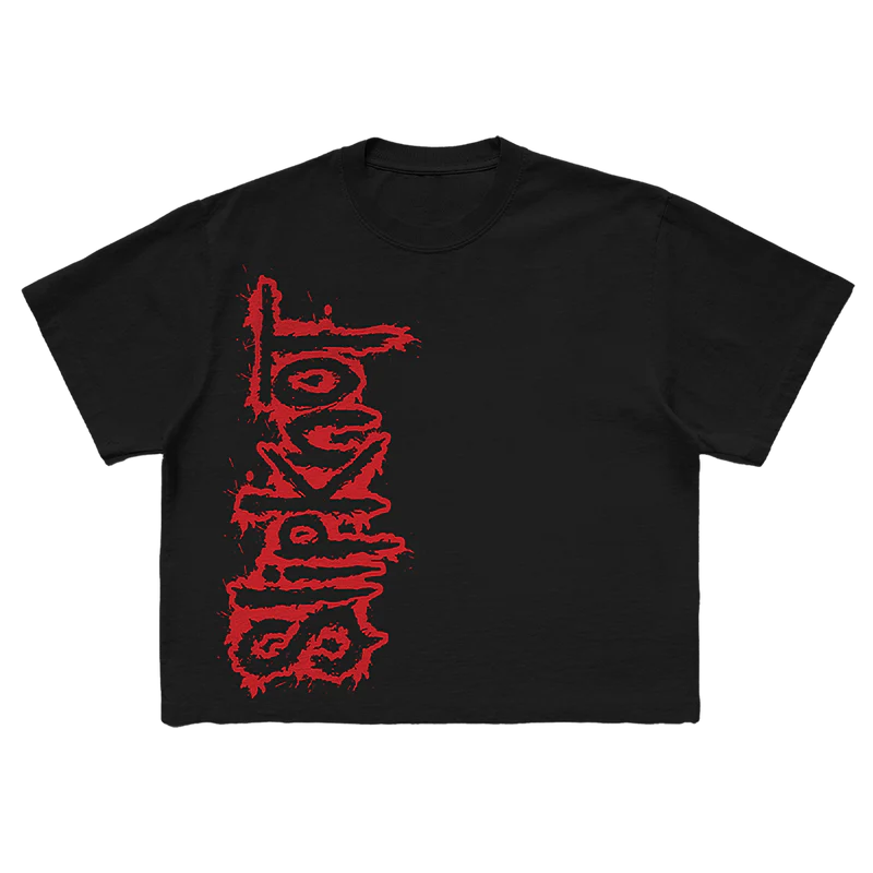 Logo + 9 Point Star Crop Top
