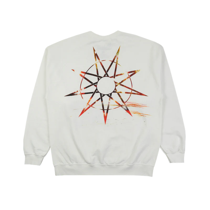 Logo White Crewneck 