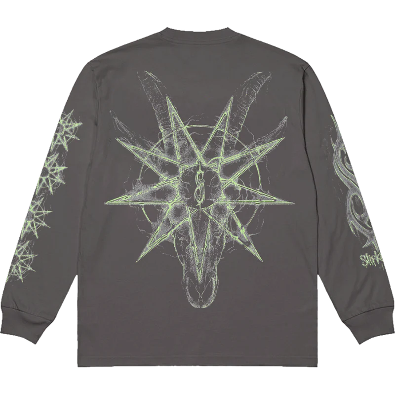 Glow In The Dark Goat Long Sleeve (Charcoal)