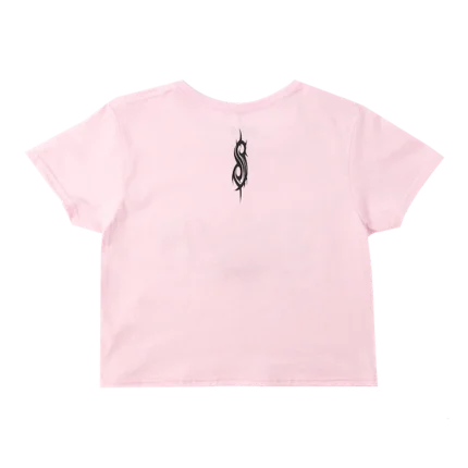 Pink-Logo-Crop-T-Shirt-