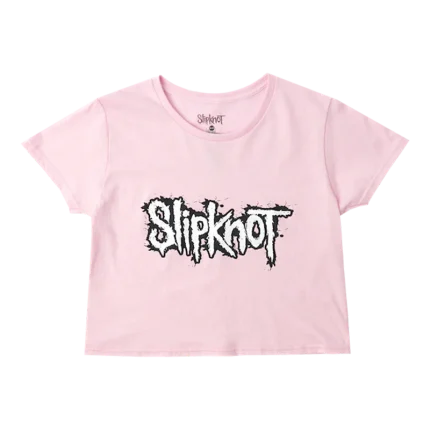 Pink Logo Crop T-Shirt