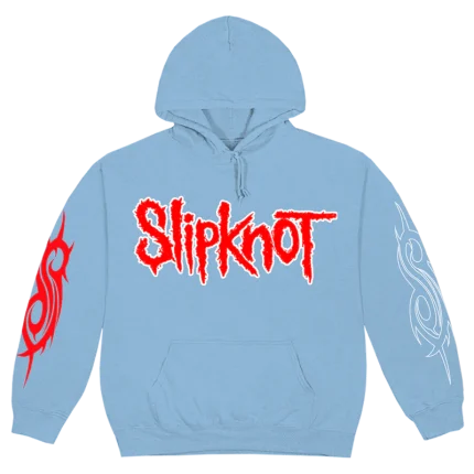 Slipknot Logo '22 Tour Blue Hoodie