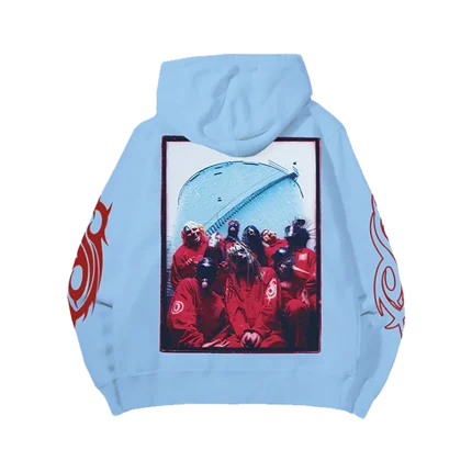 Slipknot Photo Blue Hoodie