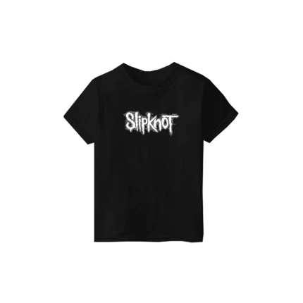 Splatter Logo Black Kids T-Shirt