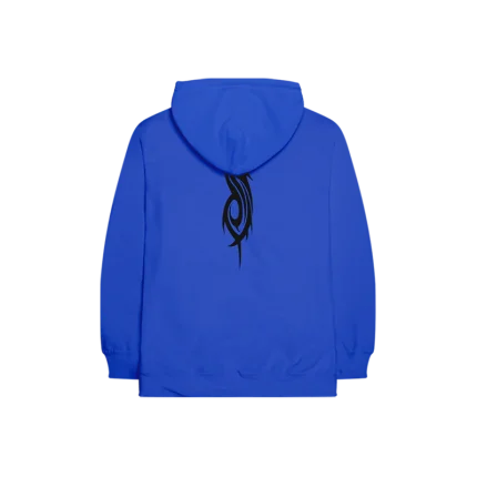 Splatter Logo Blue Kids Hoodie