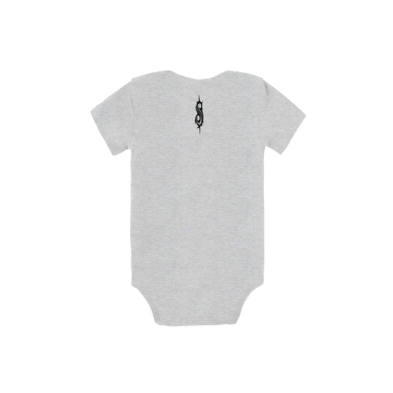  Splatter Logo Gray Onesie 