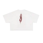 The End, So Far Mask Grid Crop T-Shirt