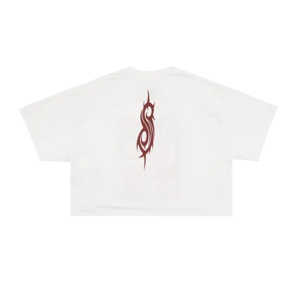 The End, So Far Mask Grid Crop T-Shirt