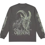 Glow In The Dark Goat Long Sleeve (Charcoal)