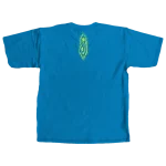 Inside out Blue t-shirt with Here Comes the Pain 2024 Tour graphic on front and a tribal S on back.