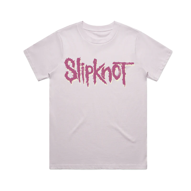 Featuring Slipknot’s iconic logo and full 2025 tour locations on the back.